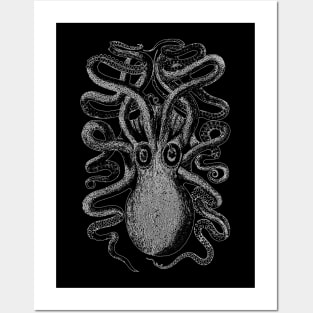 Vintage Octopus Posters and Art